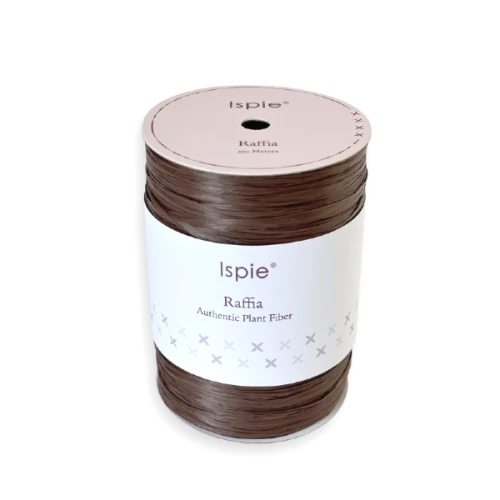 Rafia Ispie 156 Chocolate, do szydełkowania, raffia papierowa, wiskoza