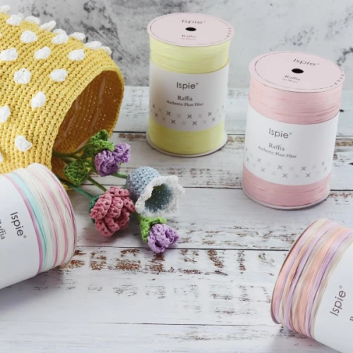 Rafia, raffia Ispie do szydełkowania