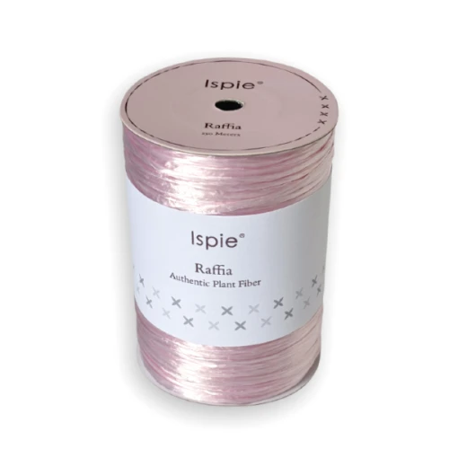 Rafia Ispie 202A Pinky Ice raffia Ispie do szydełkowania, papierowa, wiskoza