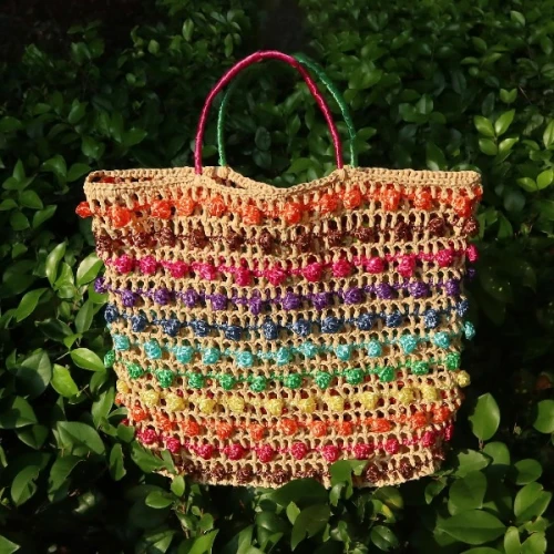 Rafia, raffia Ispie do szydełkowania