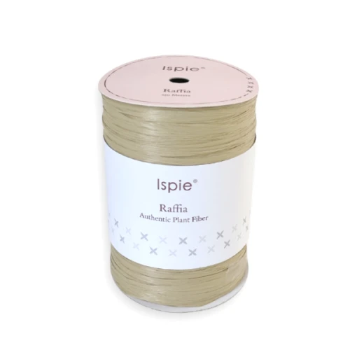 Rafia Ispie 137A Sage, raffia Ispie do szydełkowania, papierowa, wiskoza