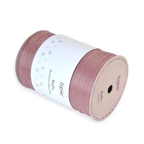 167C dusty rose Rafia, raffia Ispie do szydełkowania, papierowa, wiskoza