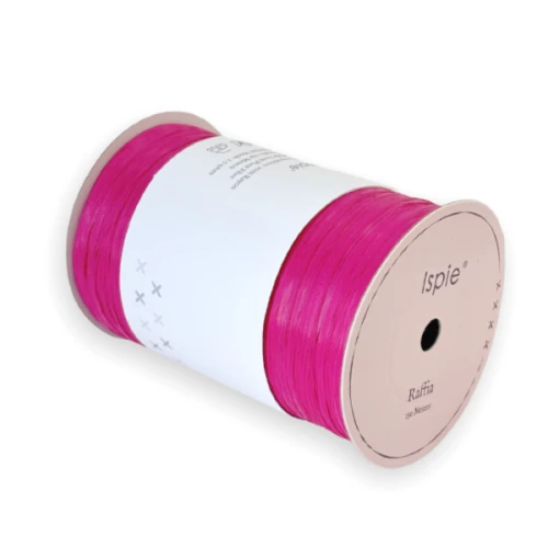 d41 magenta Rafia, raffia Ispie do szydełkowania, papierowa, wiskoza