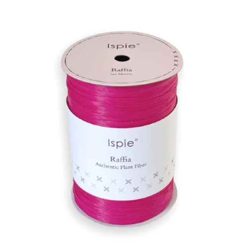 d41 magenta Rafia, raffia Ispie do szydełkowania, papierowa, wiskoza