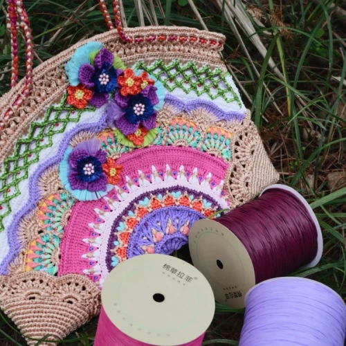 Rafia, raffia Ispie do szydełkowania