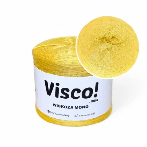 Włóczka Visco! Mono, 1200m, 4 nitki, kolor 24284 mlecz /GOTOWY/