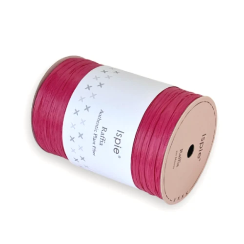 163A imperial red, Rafia, raffia Ispie do szydełkowania, papierowa, wiskoza