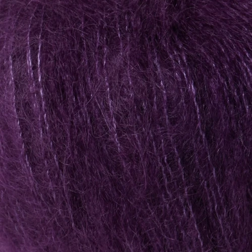 Włóczka GABO WOOL MOHSILKO 4713 bakłażan, moher, jedwab, merino