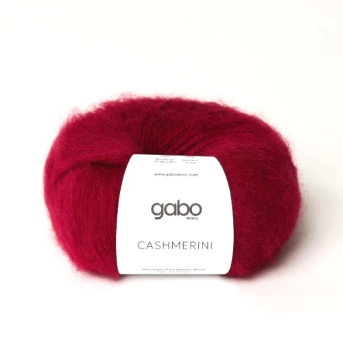 Włóczka GABO WOOL CASHMERINI 5015 wino