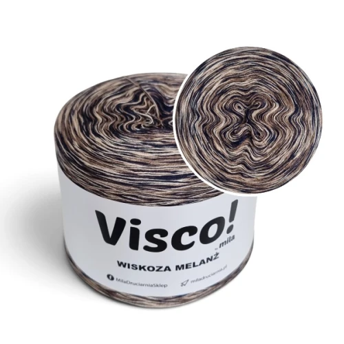 wiskoza Visco! melanż, melange, mix 3 nitki MW_M20