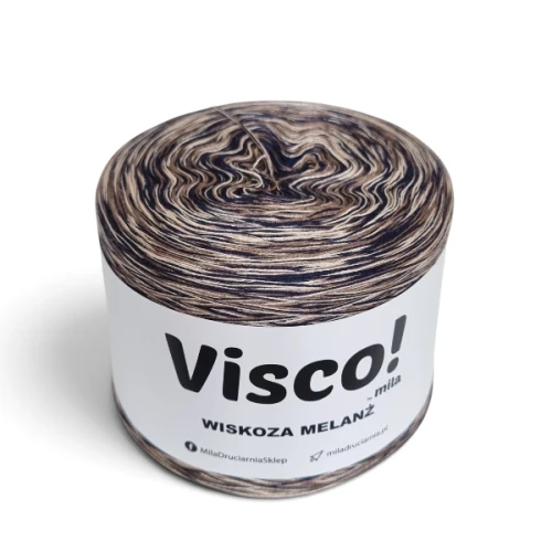 wiskoza Visco! melanż, melange, mix 3 nitki MW_M20