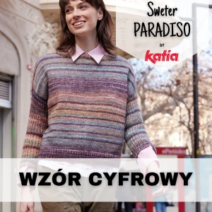 Wzór na Sweter PARADISO od Katia /PRODUKT CYFROWY/