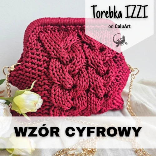 Wzór na torebkę IZZI od Calu Art /PRODUKT CYFROWY/