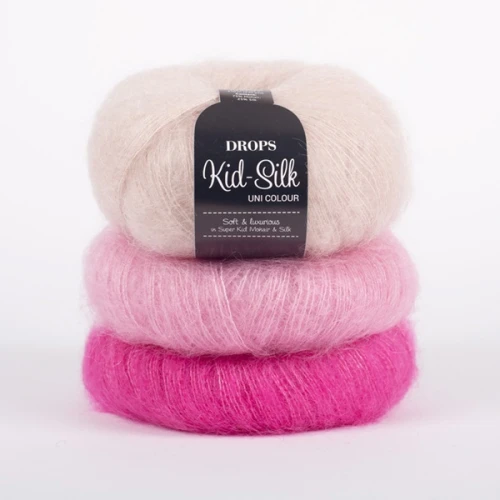Włóczka DROPS Kid Silk, moher, z jedwabiem