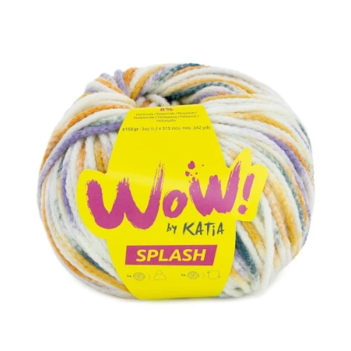 Włóczka Katia WOW Splash 205, motek 150g