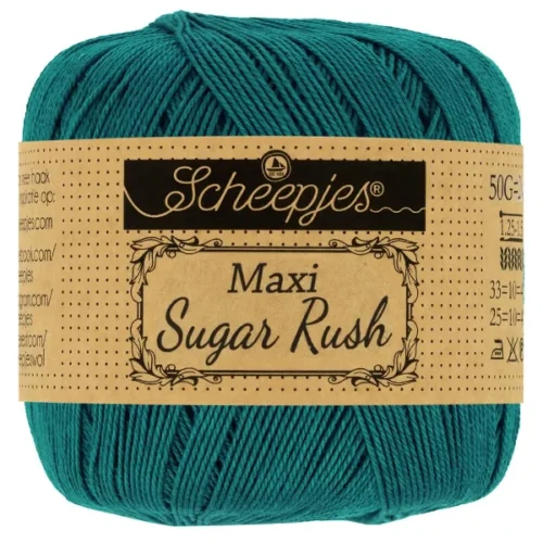 Kordonek Maxi Sugar Rush 401 zieleń morska
