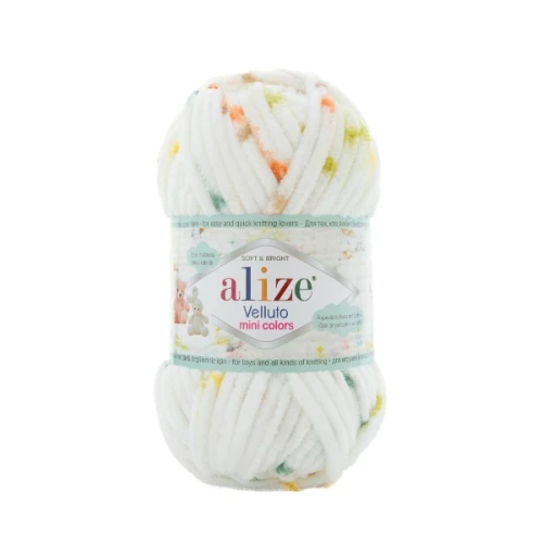 Włóczka Alize Velluto mini colors 8107