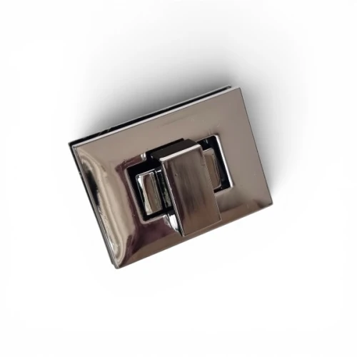 Zapięcie do torebek obrotowe 40x30mm , czarny nikiel