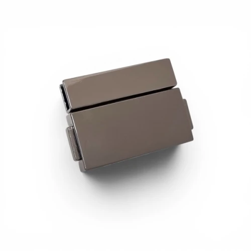 Zapięcie do torebek Tic Tak 38x29mm , czarny nikiel