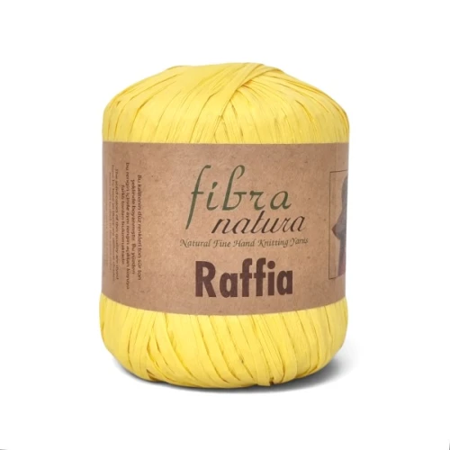 Przędza Raffia Fibra Natura 116-18 żółty