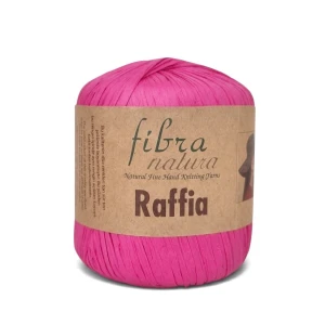 Przędza Raffia Fibra Natura 116-07 fuksja