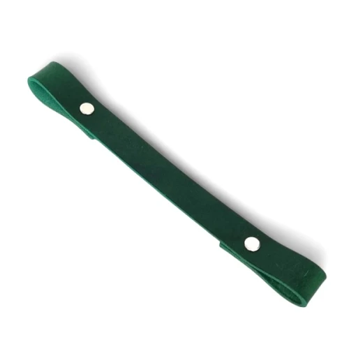 Skórzana rączka, uchwyt 20 cm, 20_19 butelkowa zieleń