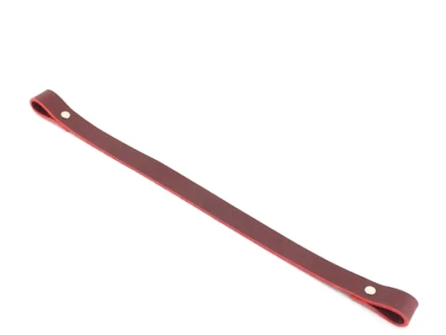 Skórzana rączka, uchwyt 60 cm, 60_10 bordowy