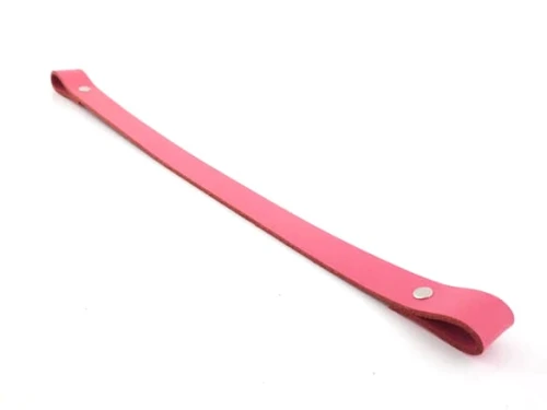Skórzana rączka, uchwyt 60 cm, 60_16 różowy