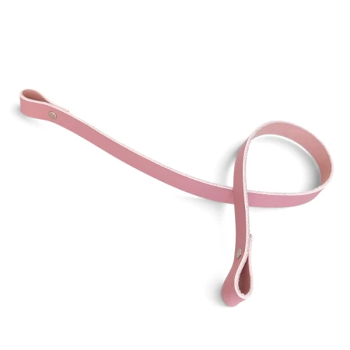 Skórzana rączka, uchwyt 60 cm, 60_23 stary róż