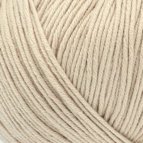 Włóczka Gazzal Organic Baby Cotton 444 ciepły beż, bawełna organiczna