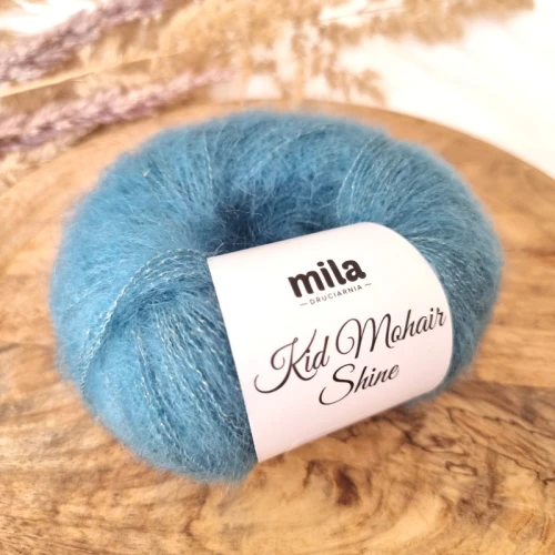 Włóczka Kid Mohair Shine 07 teal