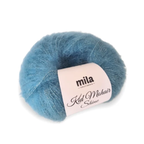 Włóczka Kid Mohair Shine 07 teal