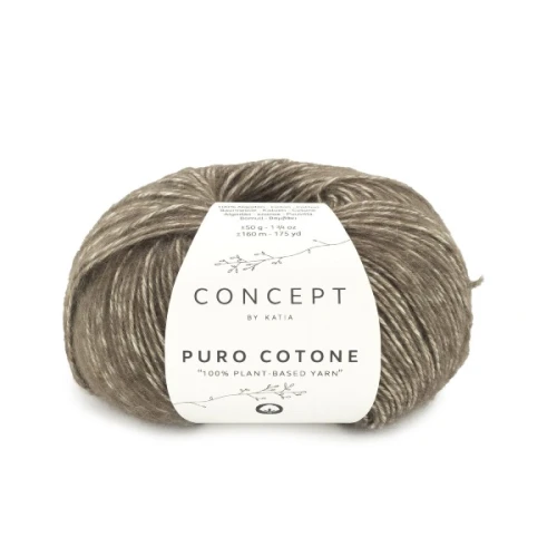 Włóczka Katia Concept Puro Cotone 52 brązowy