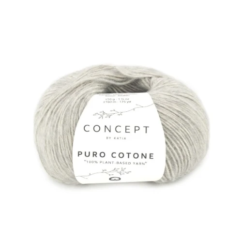 Włóczka Katia Concept Puro Cotone 53 jasnoszary