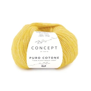 Włóczka Katia Concept Puro Cotone 56 żółty