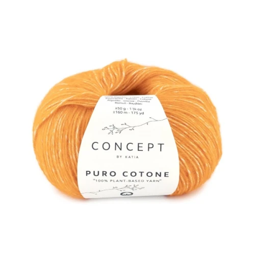 Włóczka Katia Concept Puro Cotone 57 pomarańczowy