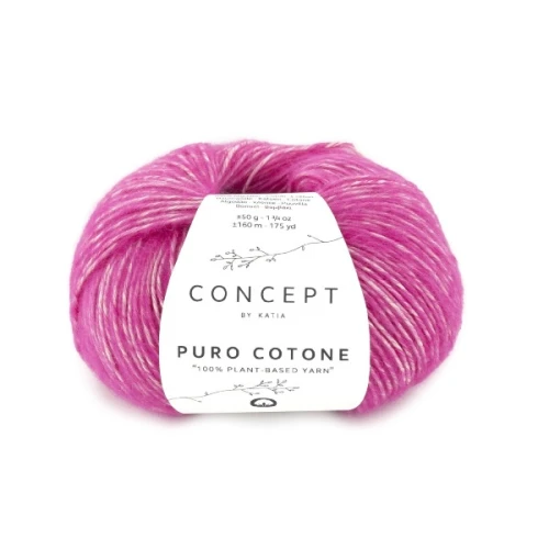 Włóczka Katia Concept Puro Cotone 59 fuksja
