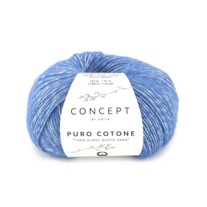 Włóczka Katia Concept Puro Cotone 61 niebieski