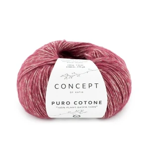 Włóczka Katia Concept Puro Cotone 62 rubinowy