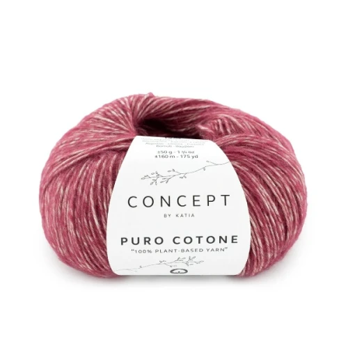 Włóczka Katia Concept Puro Cotone 62 rubinowy