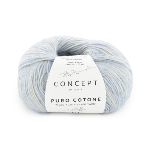 Włóczka Katia Concept Puro Cotone 63 błękitny