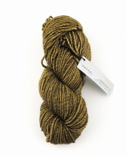 Włóczka Gazzal Worm 3853 Golden Olive, merynos, merino