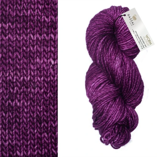Włóczka Gazzal Worm 3869 Boysenberry