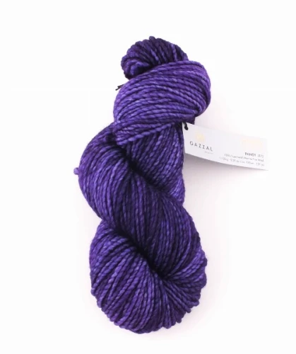 Włóczka Gazzal Worm 3872 Pansy, merino, merynos