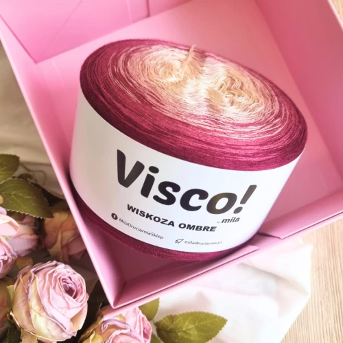 Włóczka Visco! Ombre MW41 cancer fighter