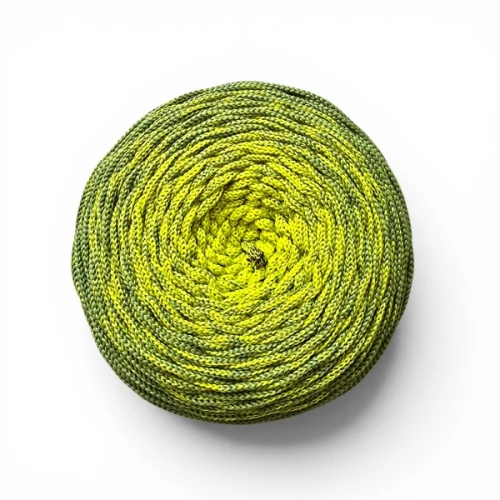 Sznurek poliestrowy OMBRE 3 mm, 300m OM31 limonka/zielony II GATUNEK