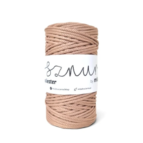 Sznurek poliestrowy by Mila 3 mm, 100m, 137 różowe złoto