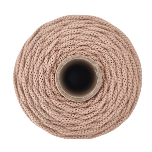 Sznurek poliestrowy by Mila 3 mm, 100m, 137 różowe złoto
