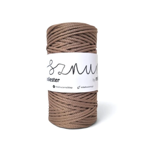 sznurek poliestrowy 3 mm, 100 m, na torebkę 37 mokka