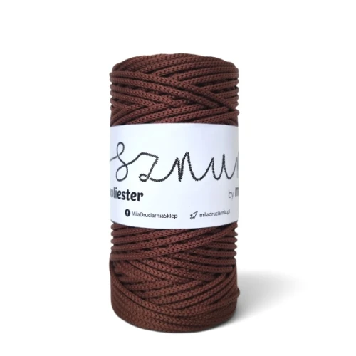 Sznurek poliestrowy by Mila 3 mm, 100m, 146 czekolada